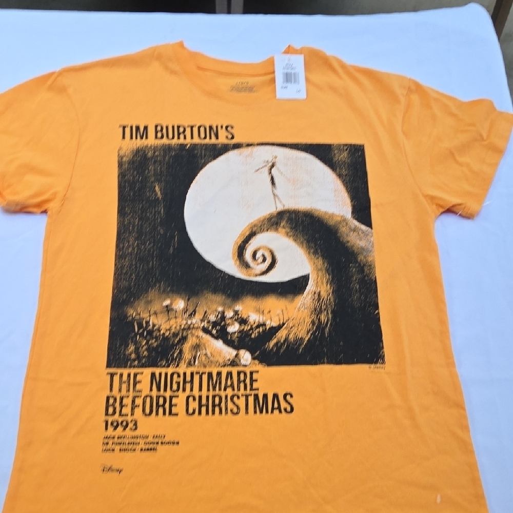 Disney Orange The Nightmare Before Christmas Tee